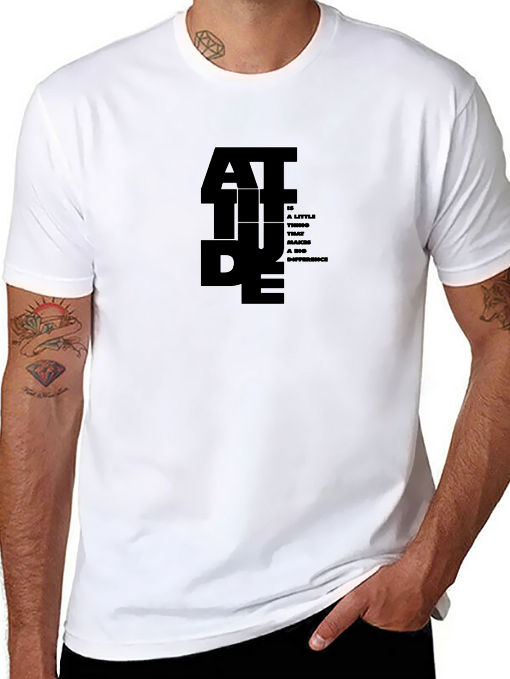 Attitude Graphic T-Shirt - Motivational Tee
