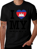 I Love My Cambodia T-Shirt Black