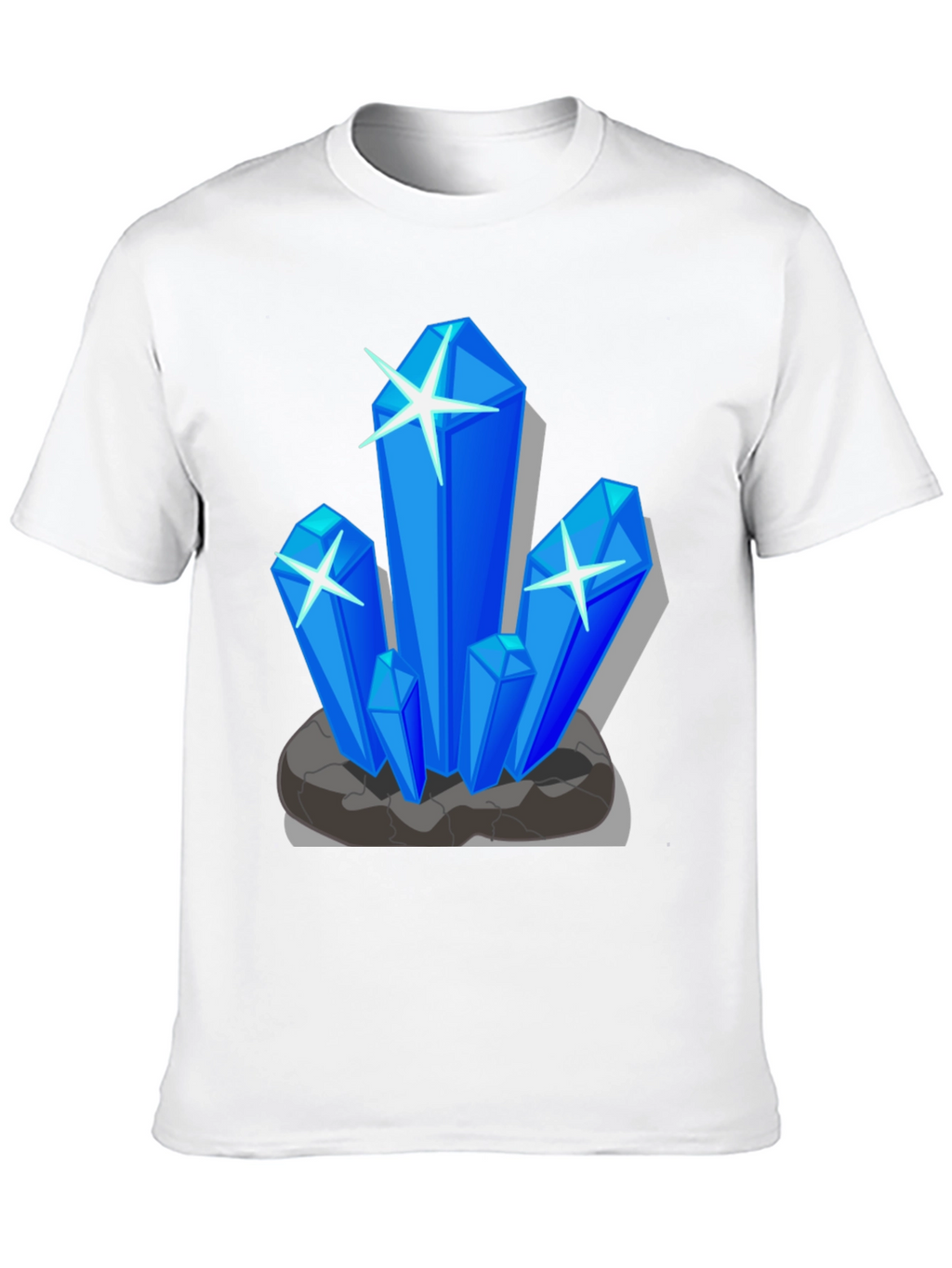 Crystal Design Black T-Shirt