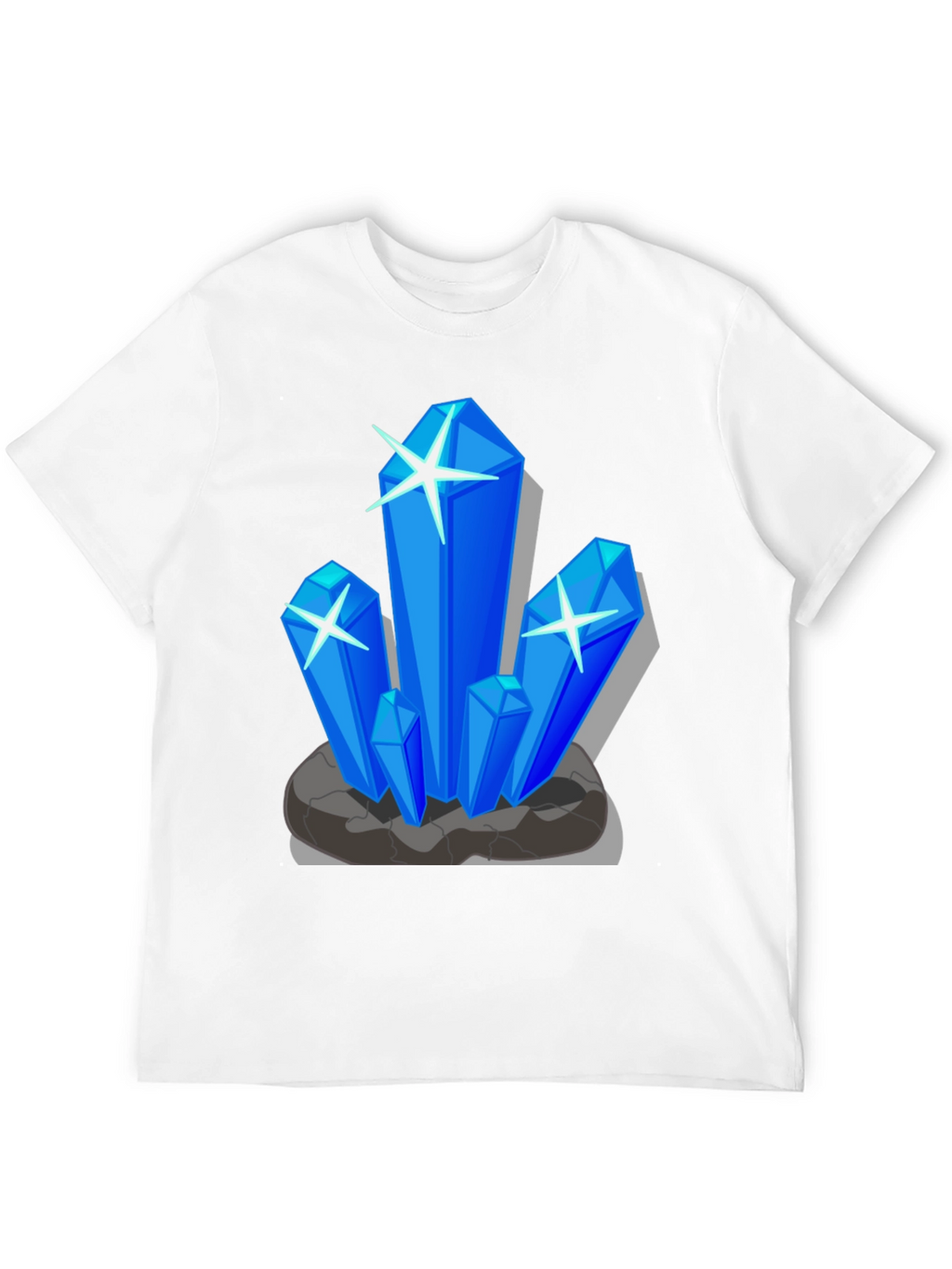 Crystal Design Black T-Shirt