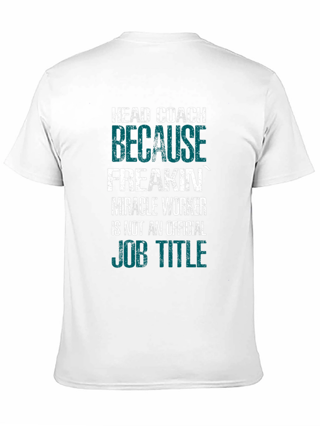 Head Coach Funny Job Title T-Shirt