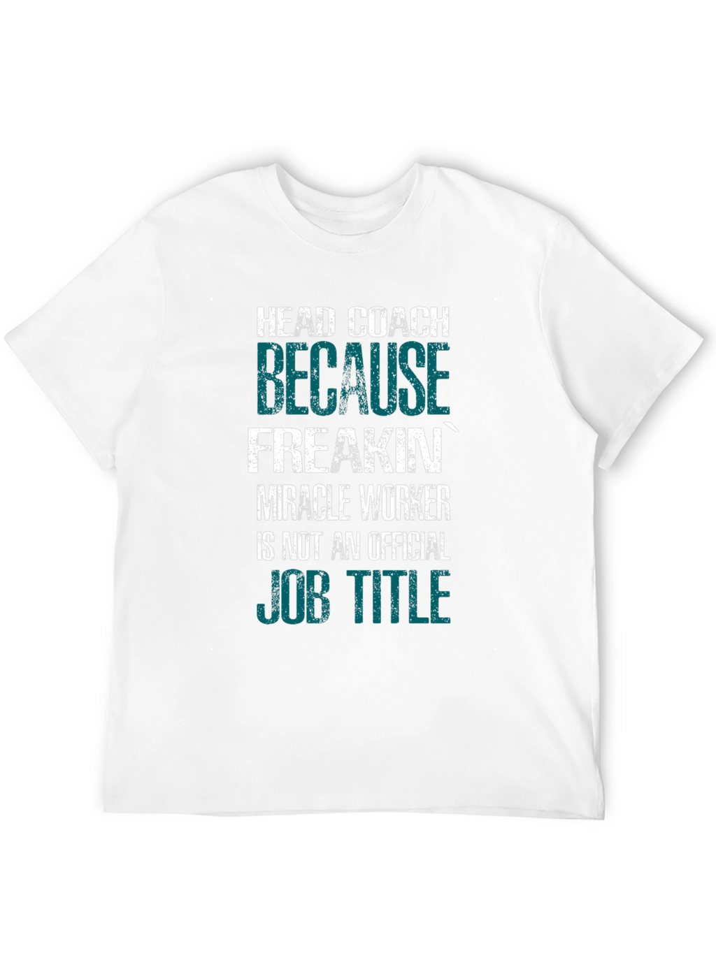 Head Coach Funny Job Title T-Shirt