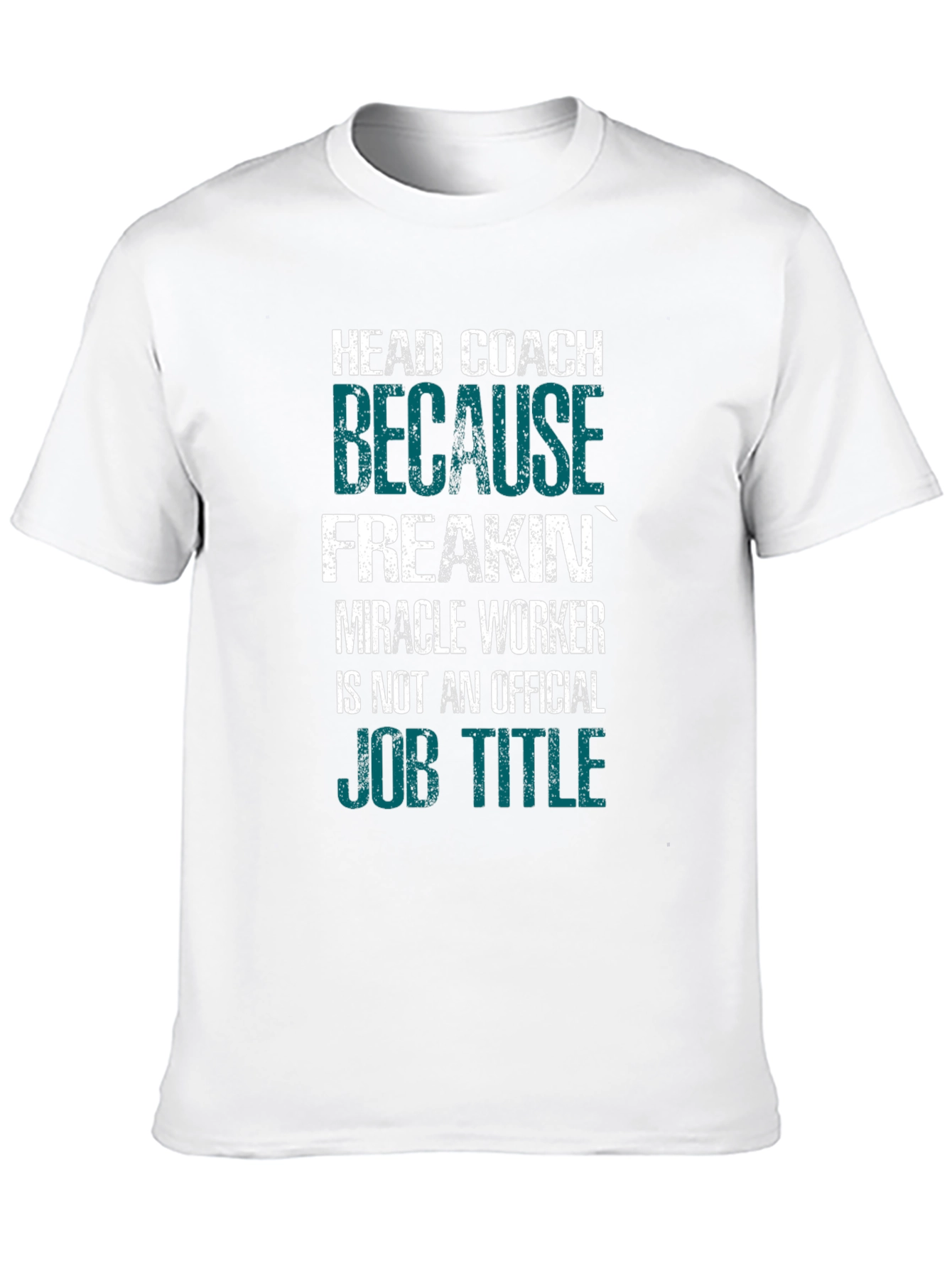 Head Coach Funny Job Title T-Shirt