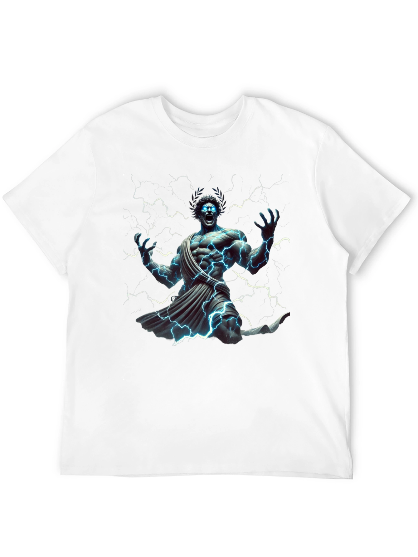 Zeus Lightning Graphic Black T-Shirt