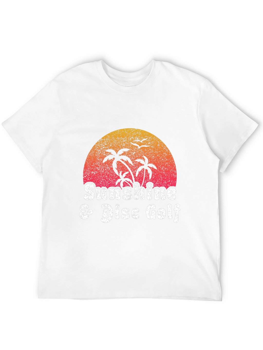 Sunshine & Disc Golf Black Graphic T-Shirt