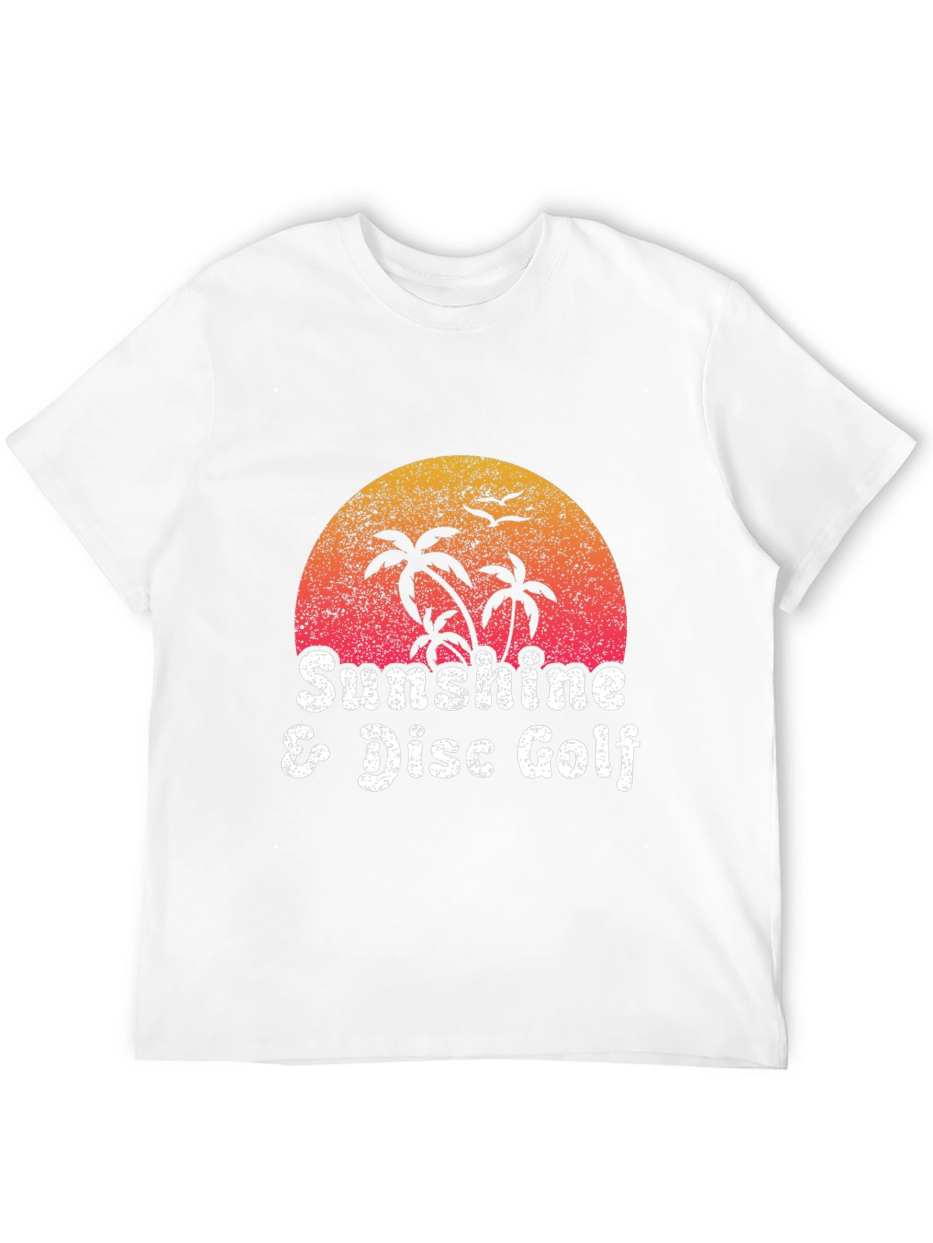 Sunshine & Disc Golf Black Graphic T-Shirt