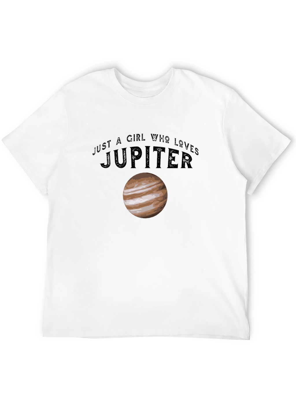 Just A Girl Who Loves Jupiter Graphic Tee