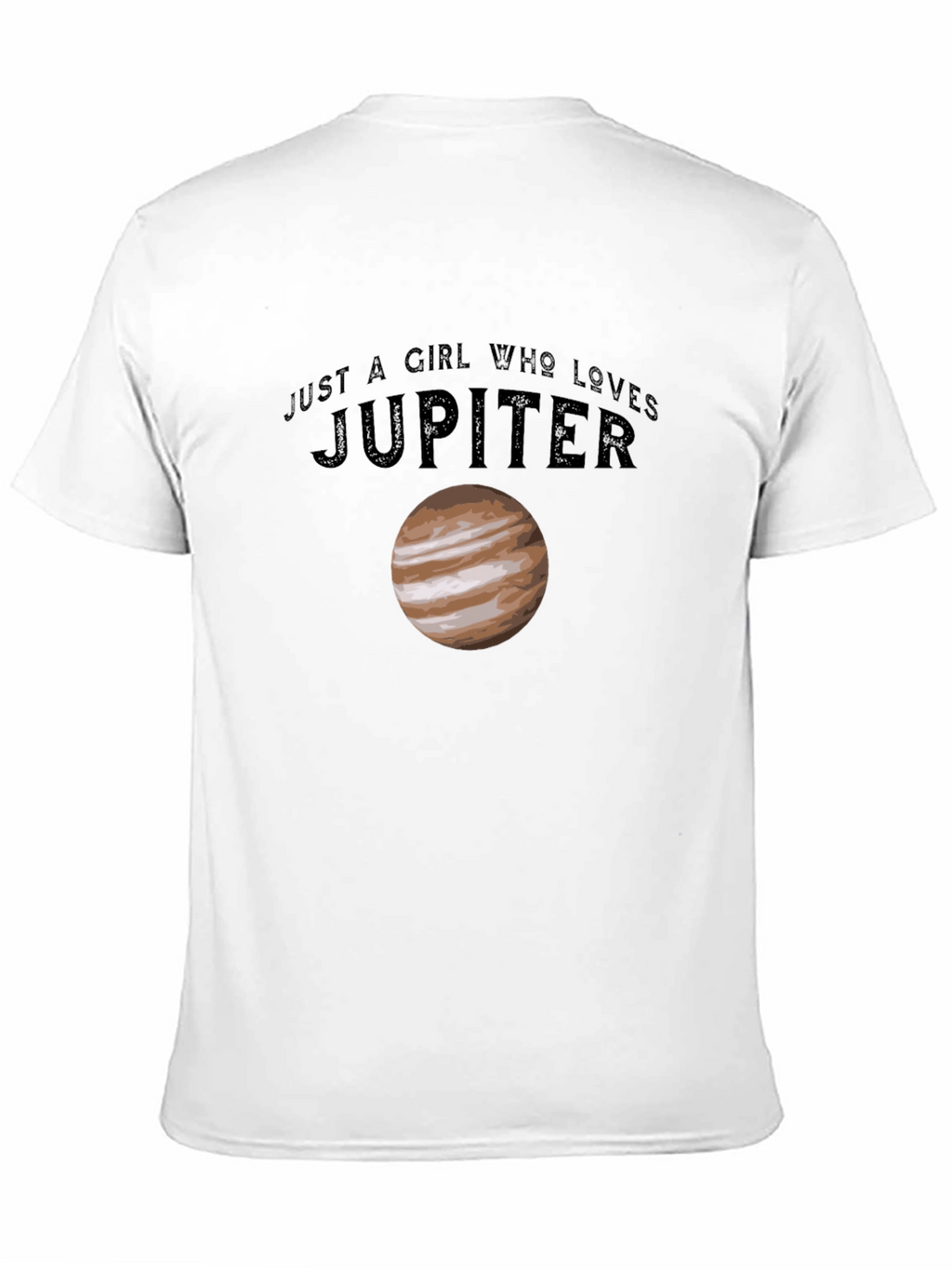 Just A Girl Who Loves Jupiter Graphic Tee
