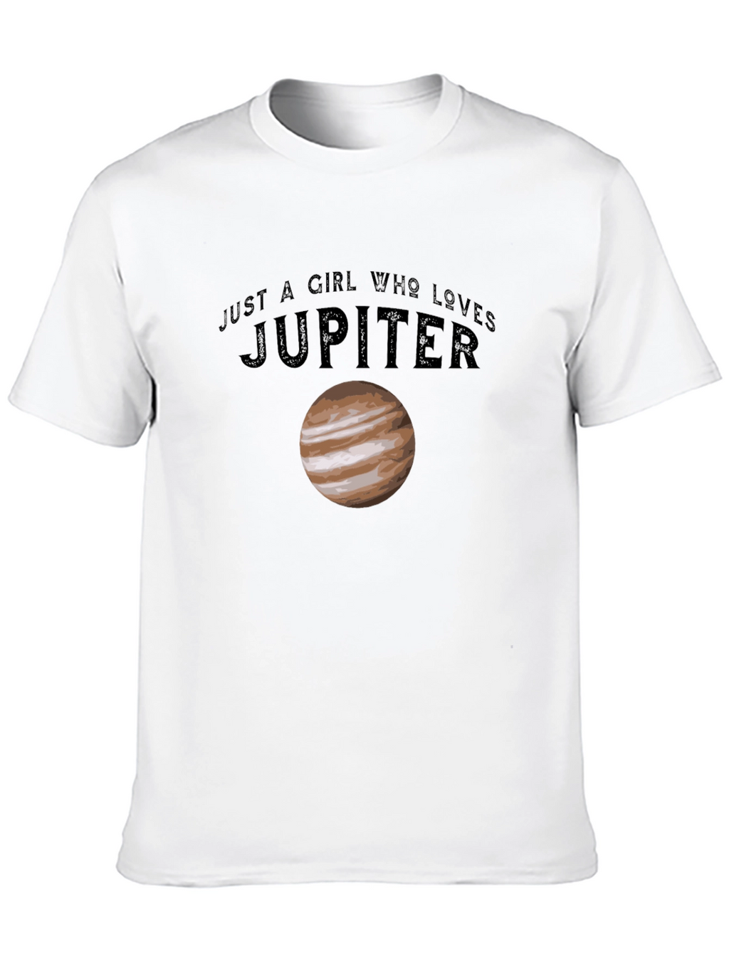 Just A Girl Who Loves Jupiter Graphic Tee