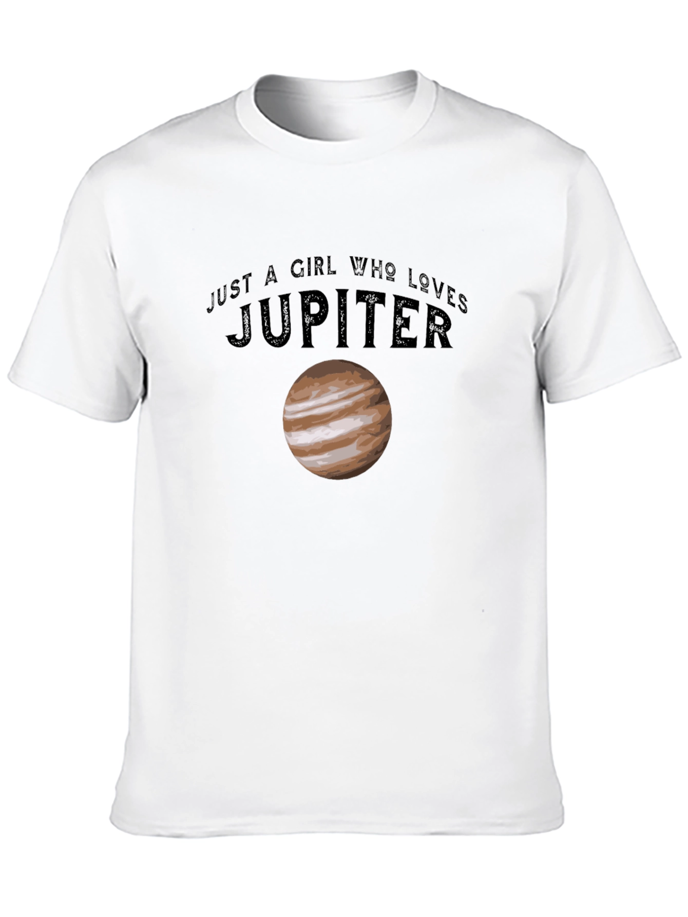Just A Girl Who Loves Jupiter Graphic Tee