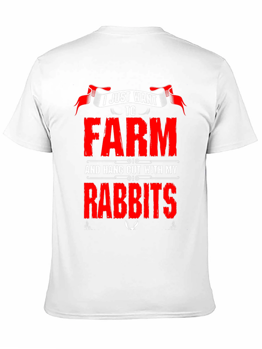 Farm and Rabbits Graphic T-Shirt