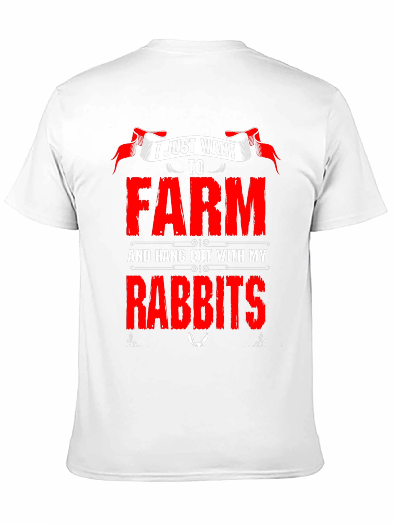 Farm and Rabbits Graphic T-Shirt