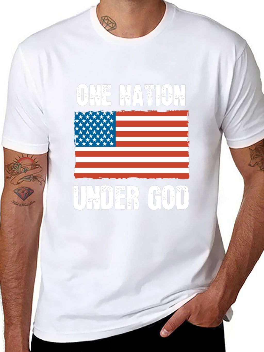 One Nation Under God Patriotic T-Shirt