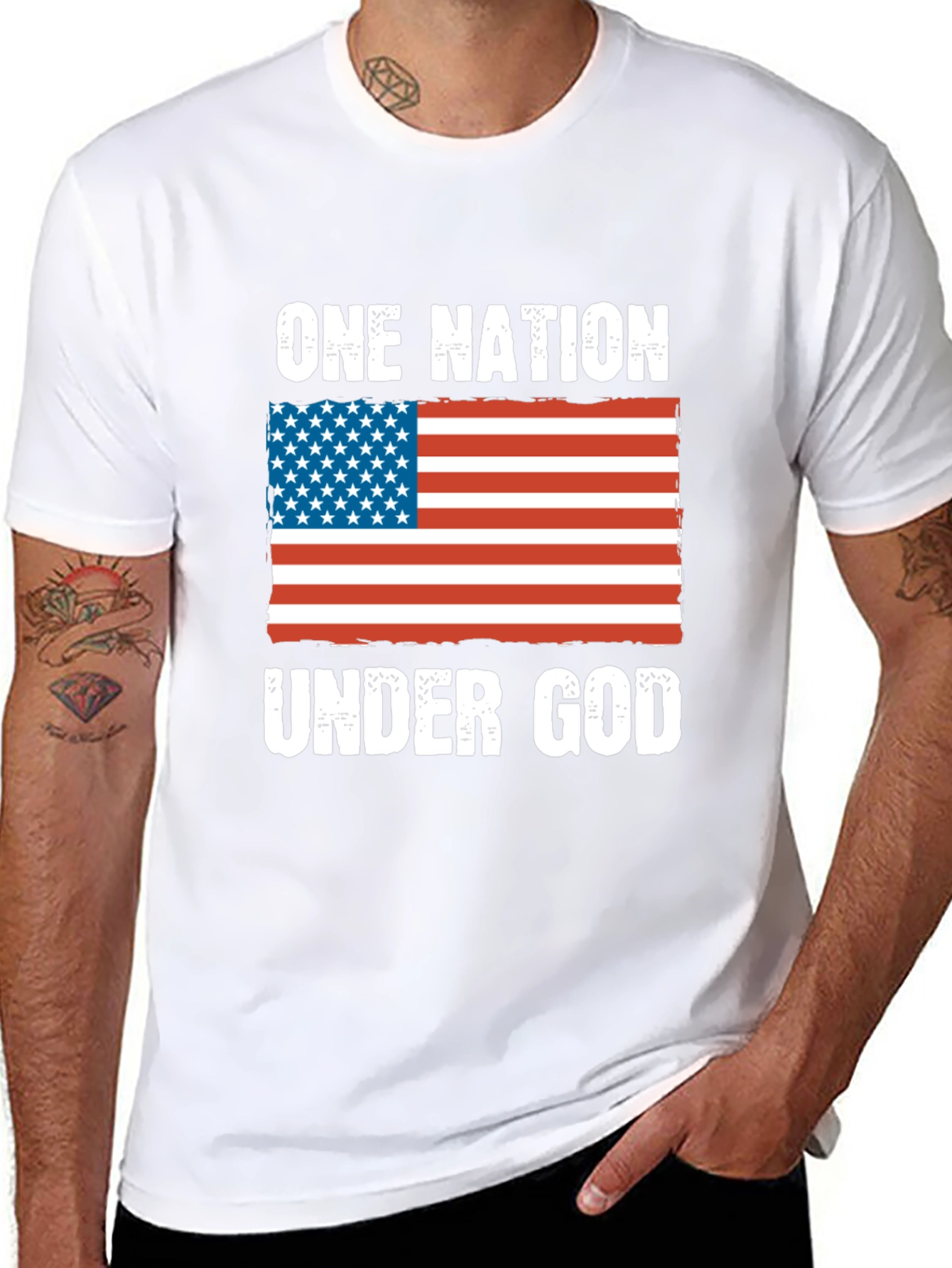 One Nation Under God Patriotic T-Shirt