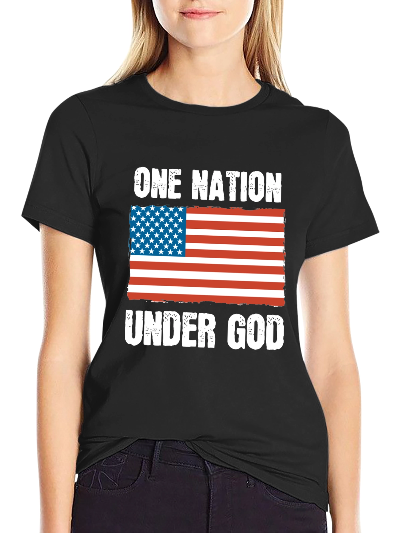 One Nation Under God Patriotic T-Shirt