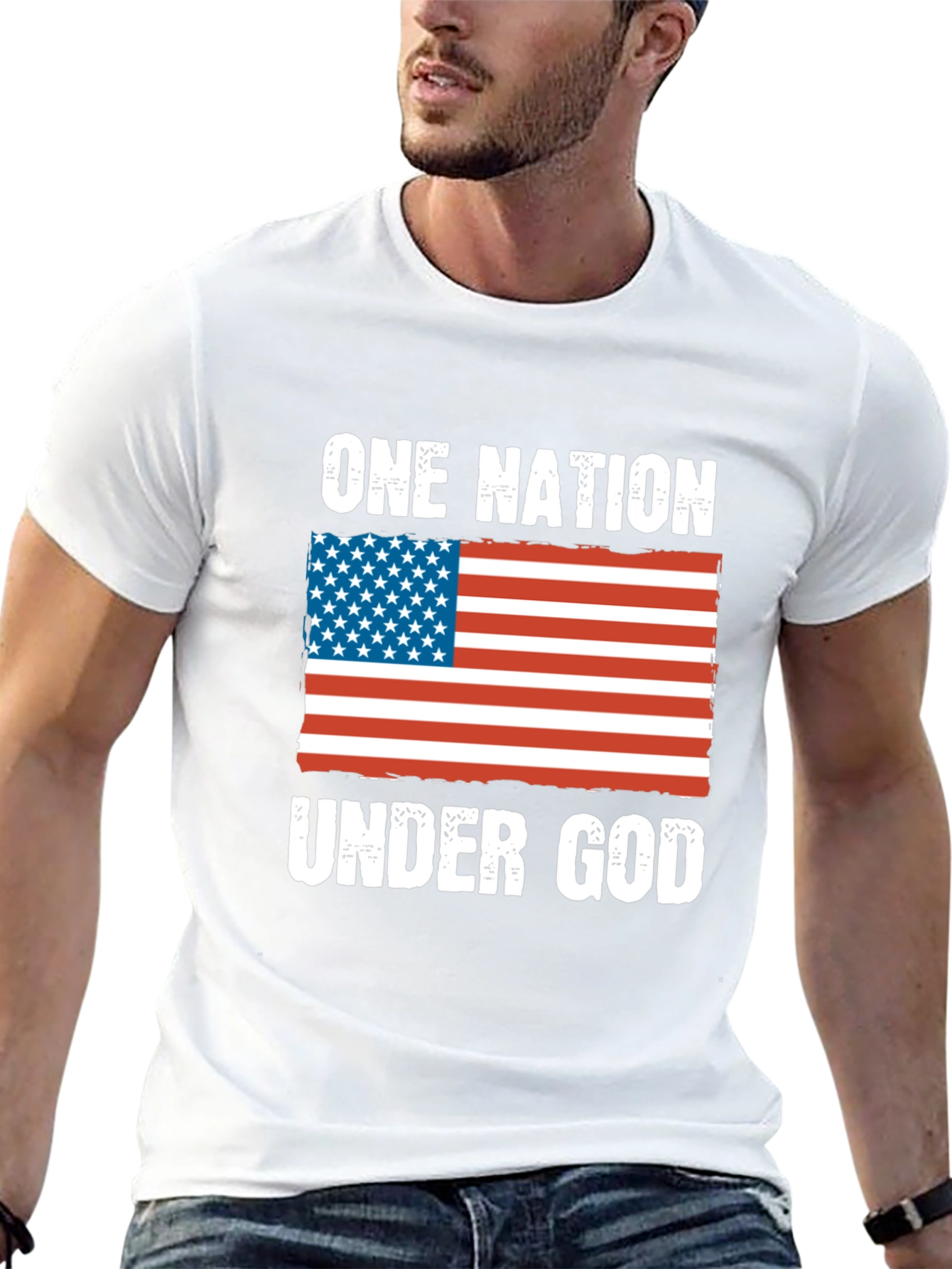 One Nation Under God Patriotic T-Shirt