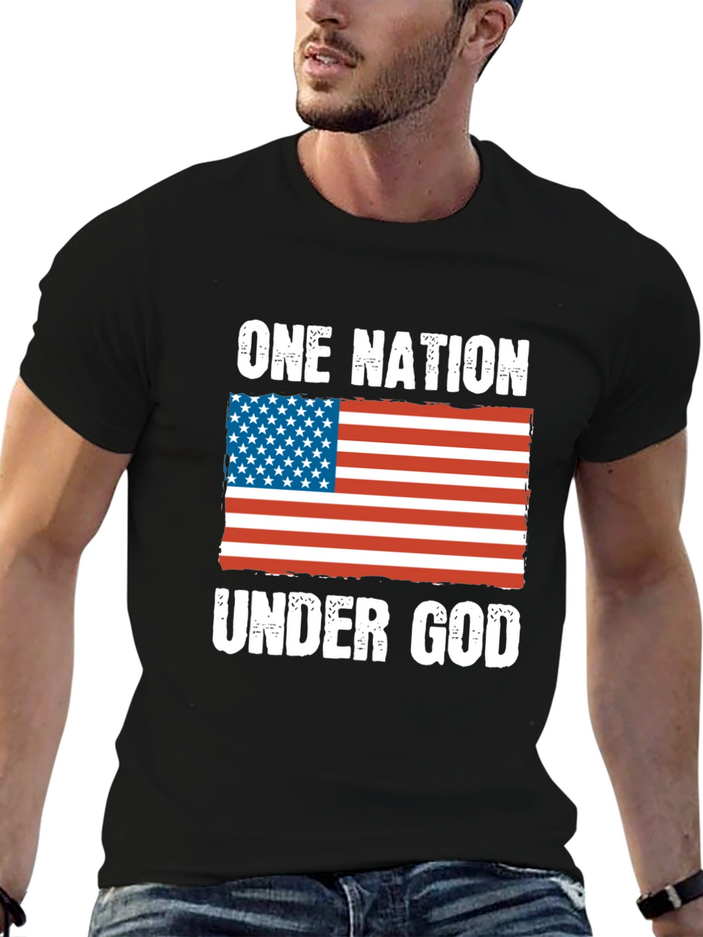 One Nation Under God Patriotic T-Shirt