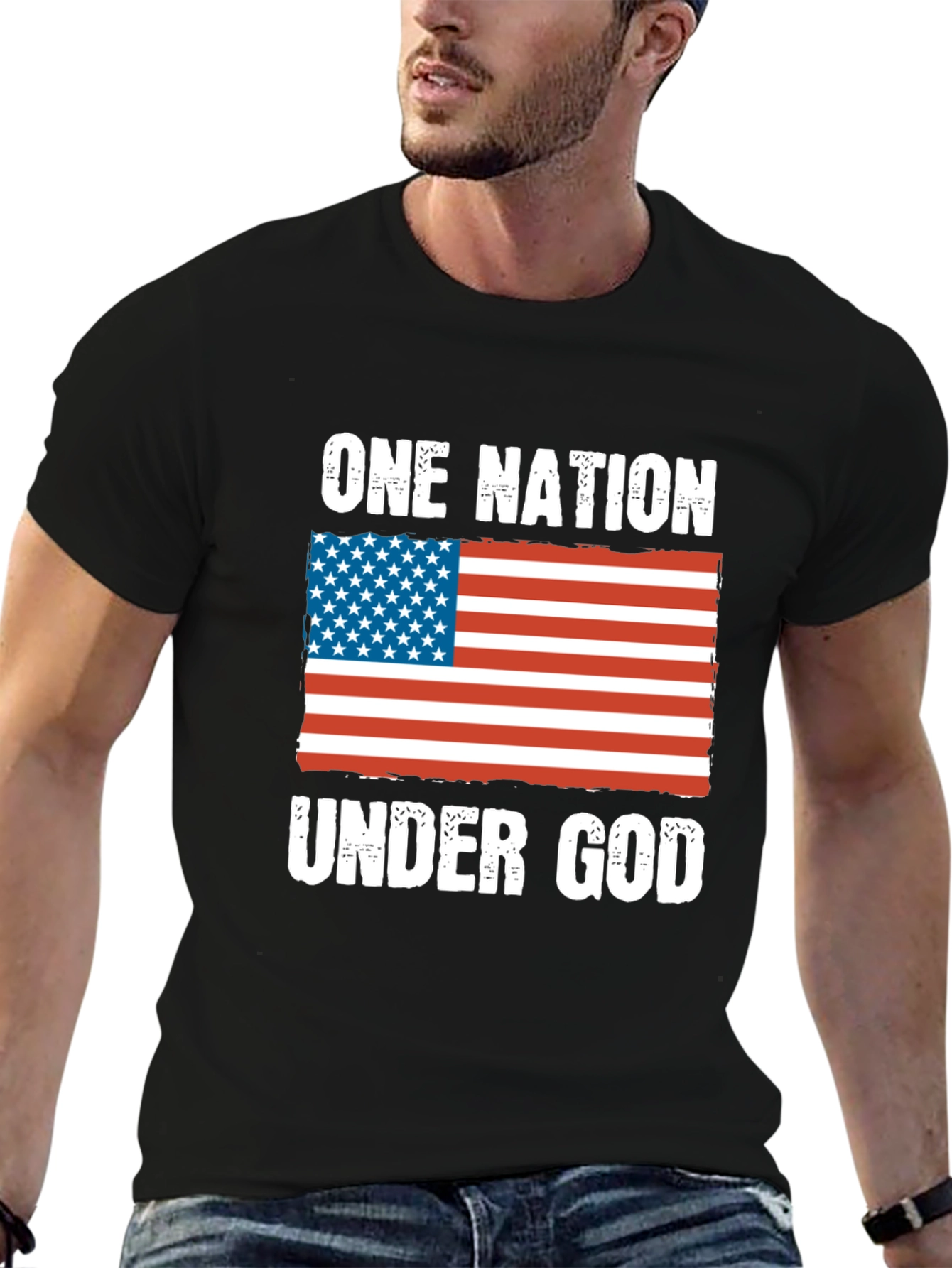 One Nation Under God Patriotic T-Shirt