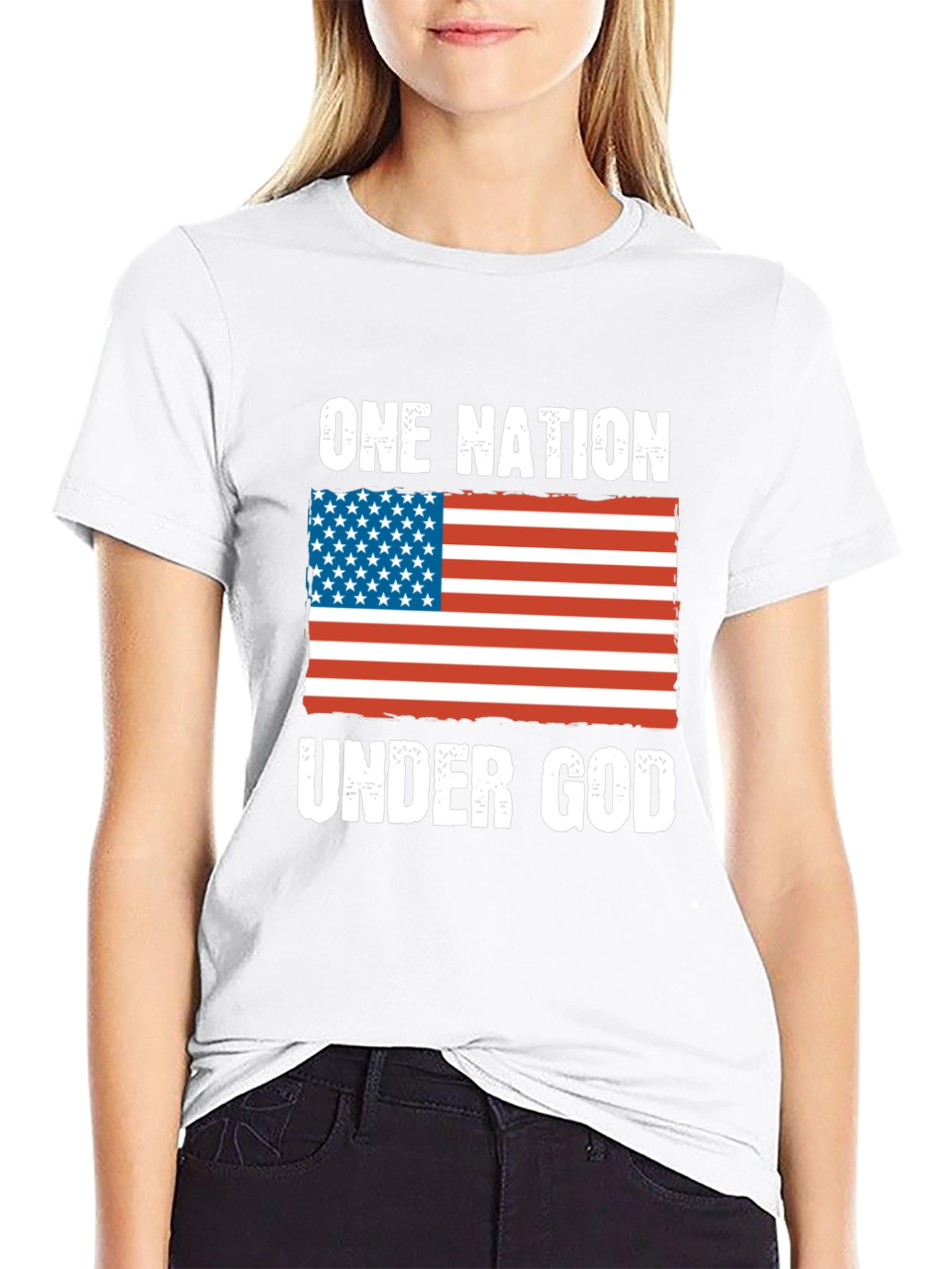 One Nation Under God Patriotic T-Shirt