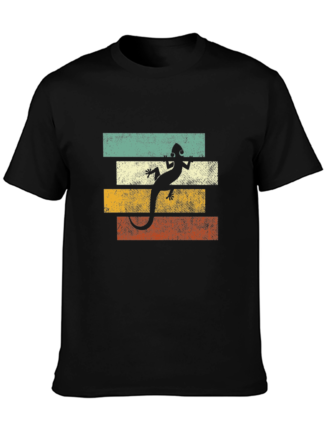 Retro Lizard Graphic Tee - Cool Vintage Style