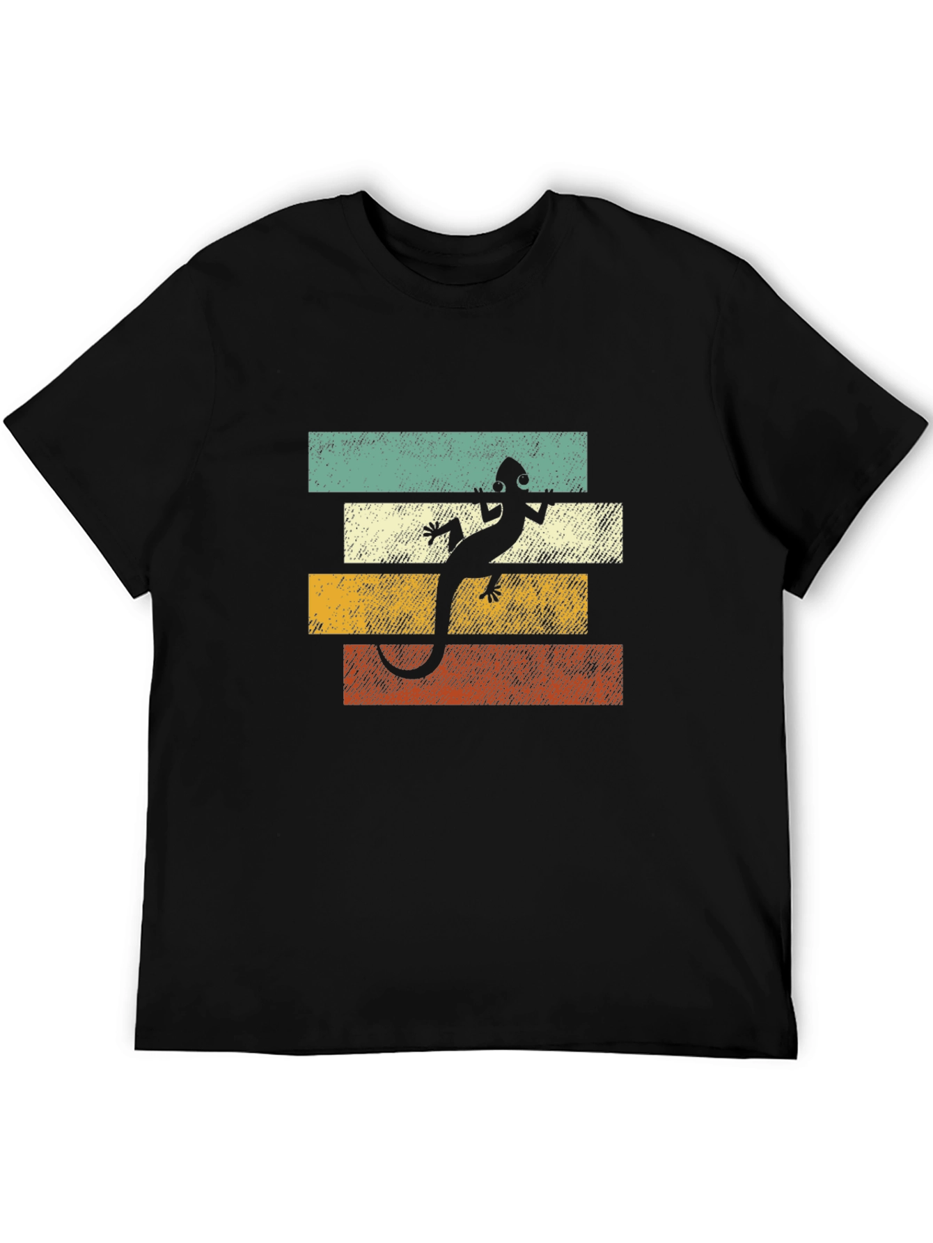 Retro Lizard Graphic Tee - Cool Vintage Style