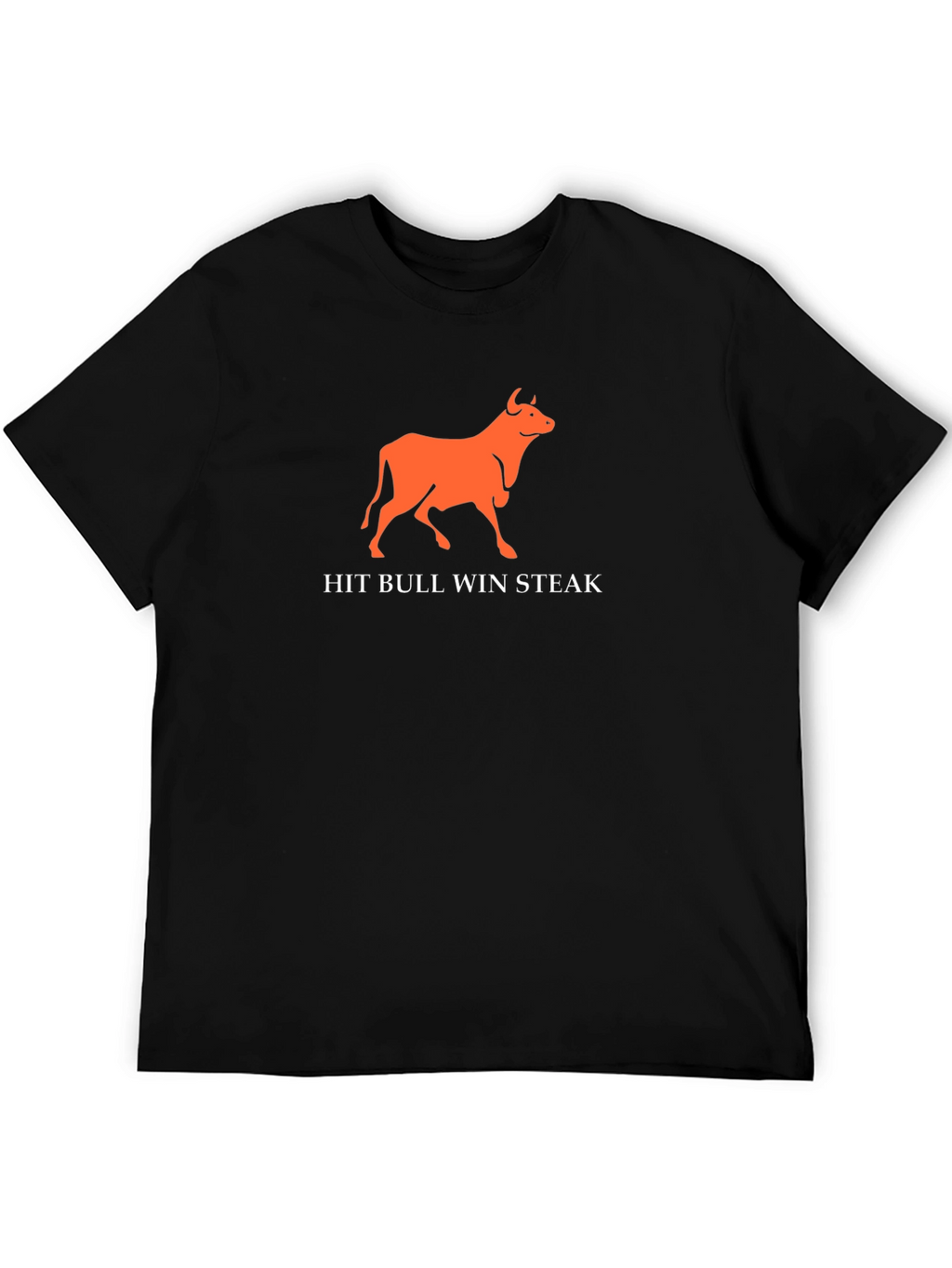 Hit Bull Win Steak Funny Graphic Tee