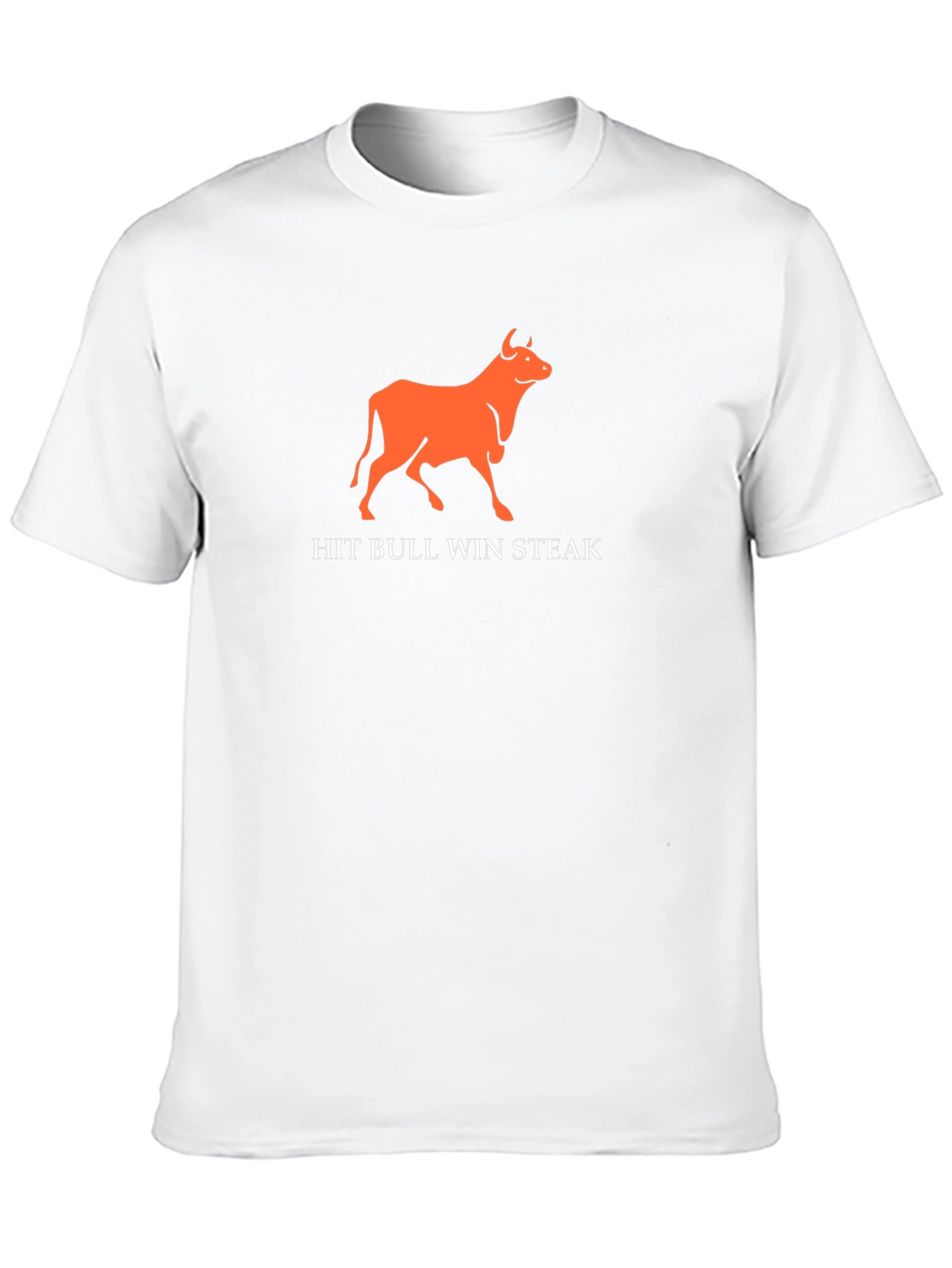 Hit Bull Win Steak Funny Graphic Tee