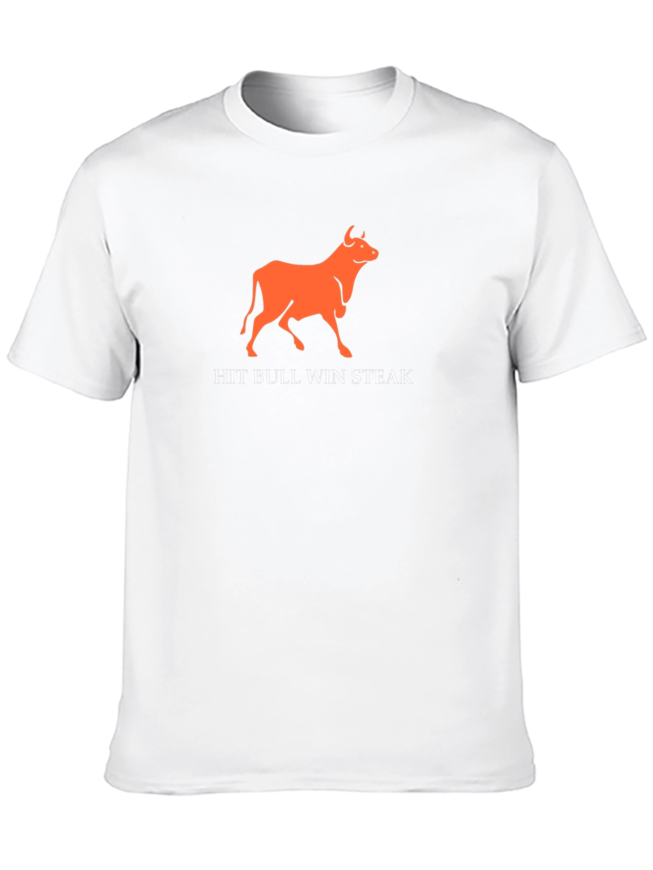 Hit Bull Win Steak Funny Graphic Tee