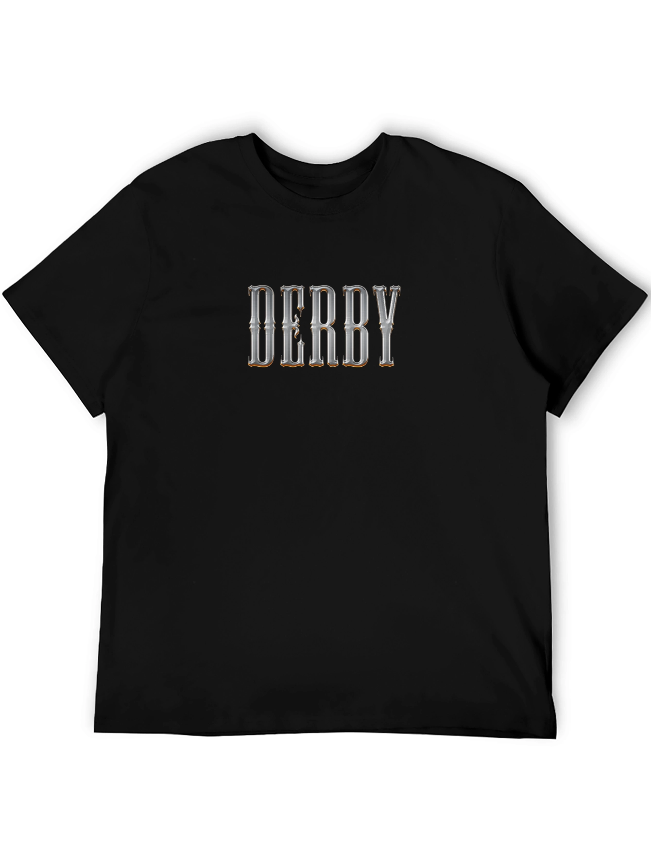 Derby Graphic Tee - Black Cotton Blend