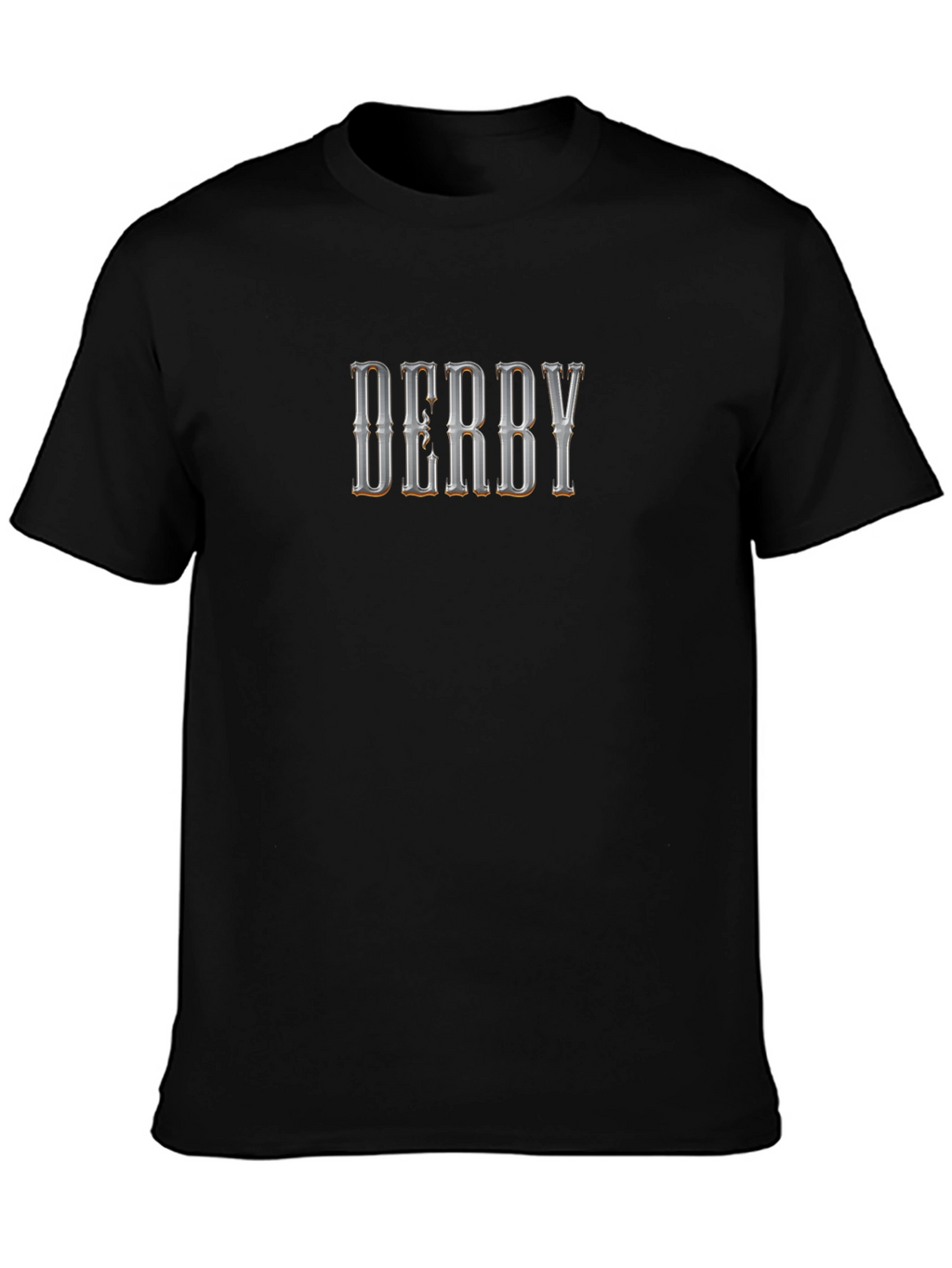 Derby Graphic Tee - Black Cotton Blend