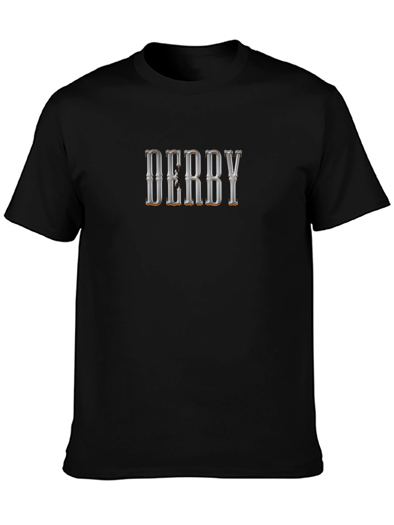 Derby Graphic Tee - Black Cotton Blend