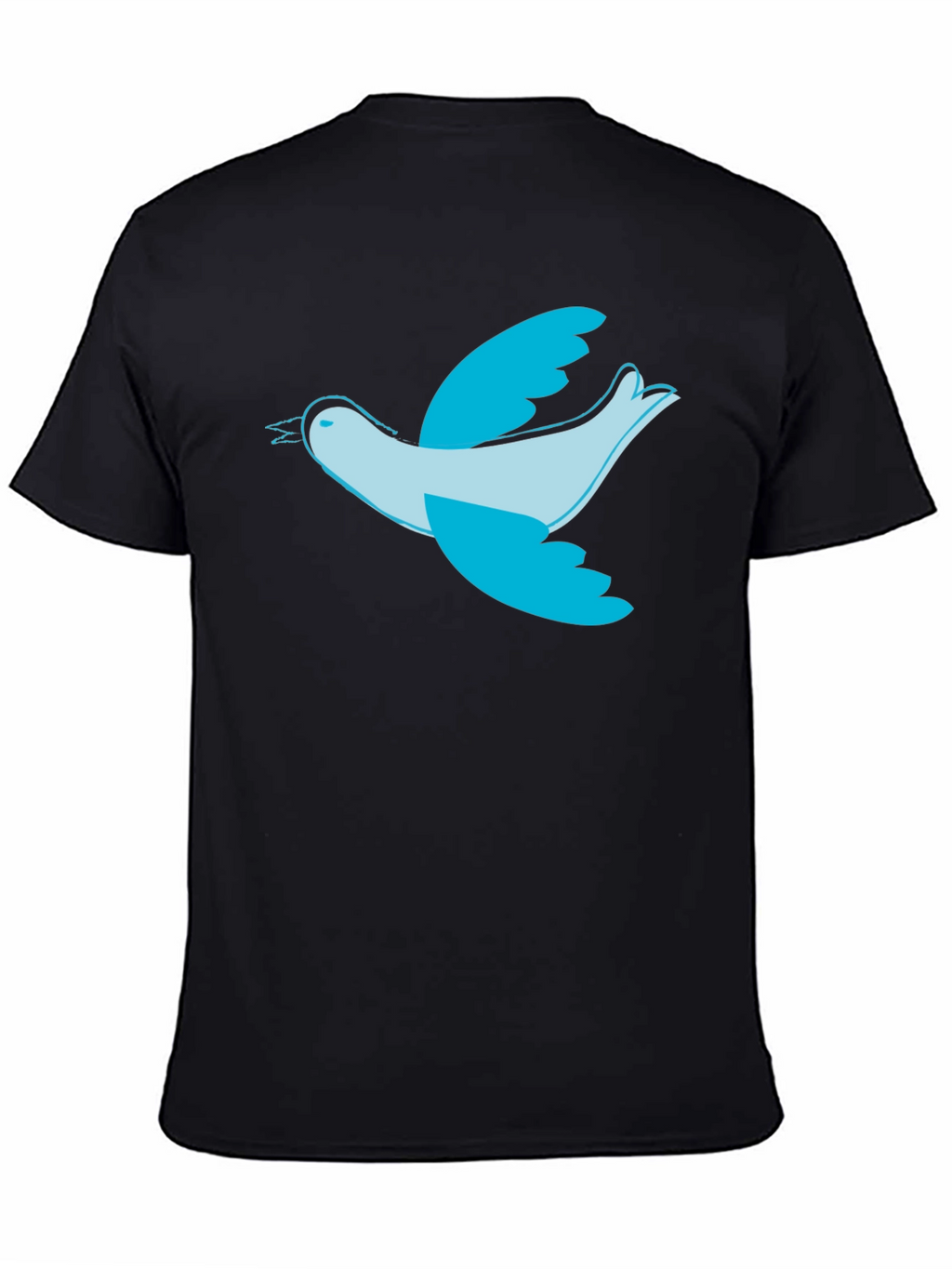 Bird Graphic Black T-Shirt