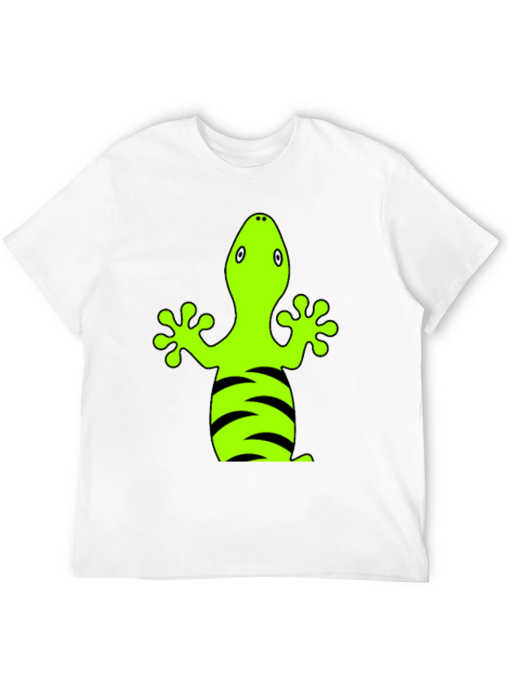 Gecko Graphic Tee - Funky Lizard Print T-Shirt