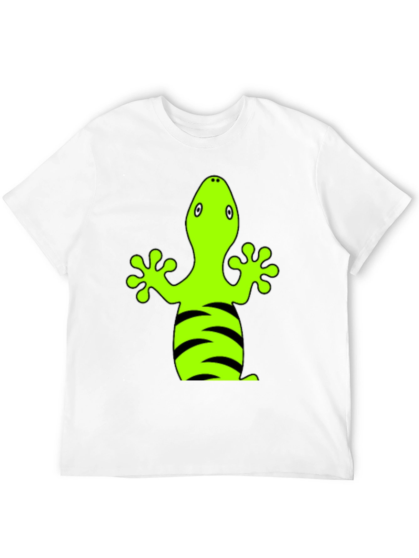 Gecko Graphic Tee - Funky Lizard Print T-Shirt