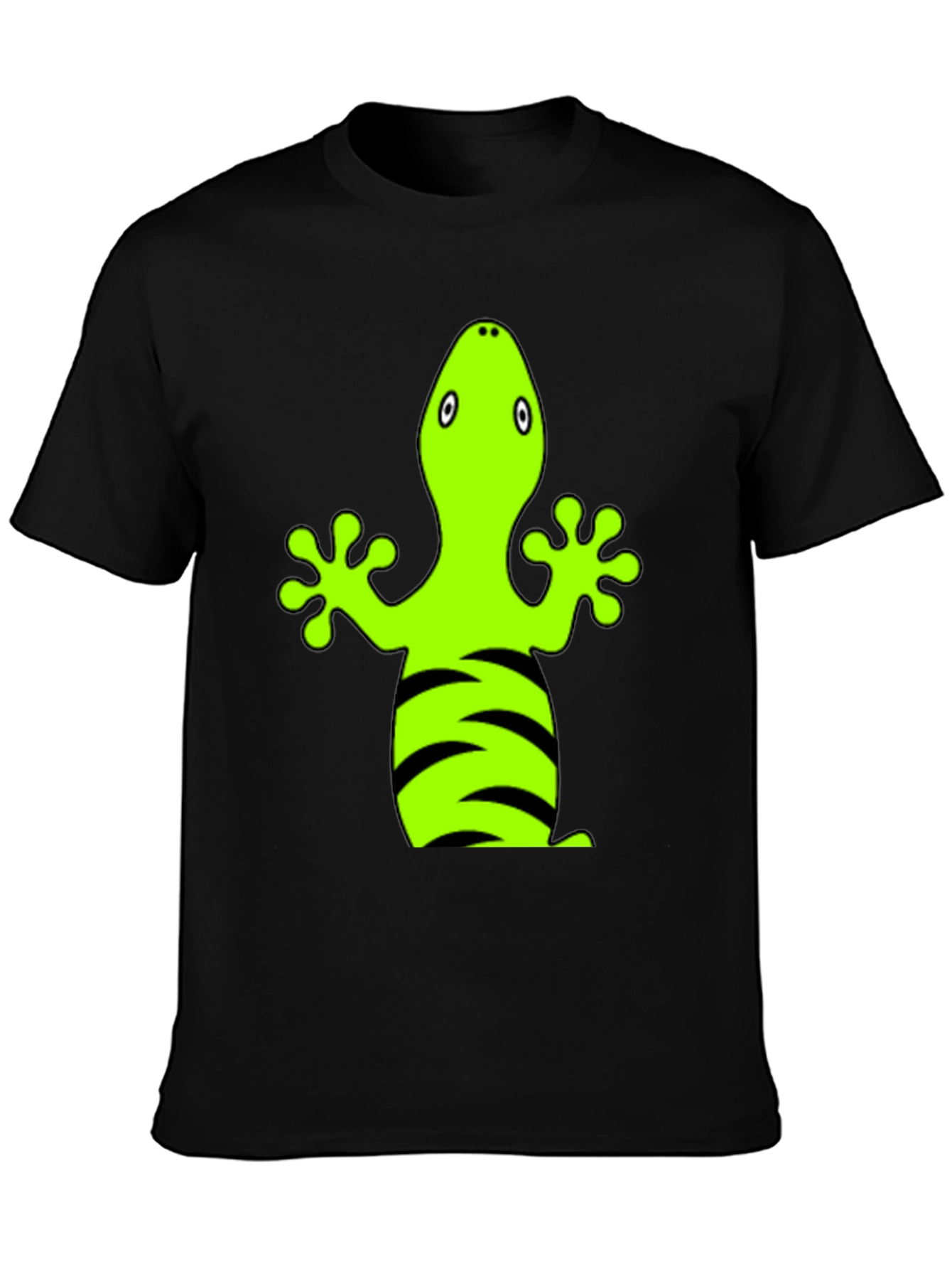 Gecko Graphic Tee - Funky Lizard Print T-Shirt