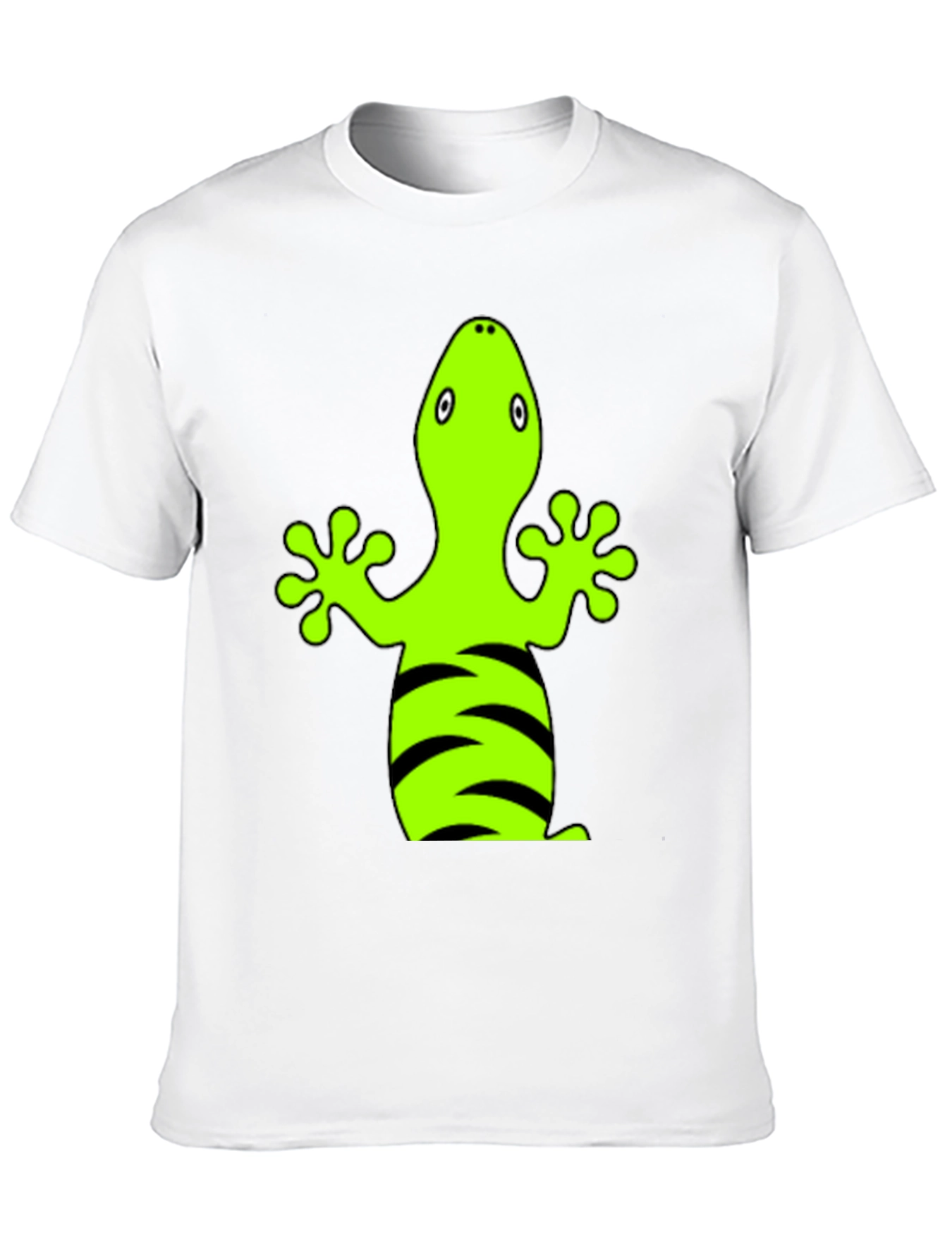 Gecko Graphic Tee - Funky Lizard Print T-Shirt