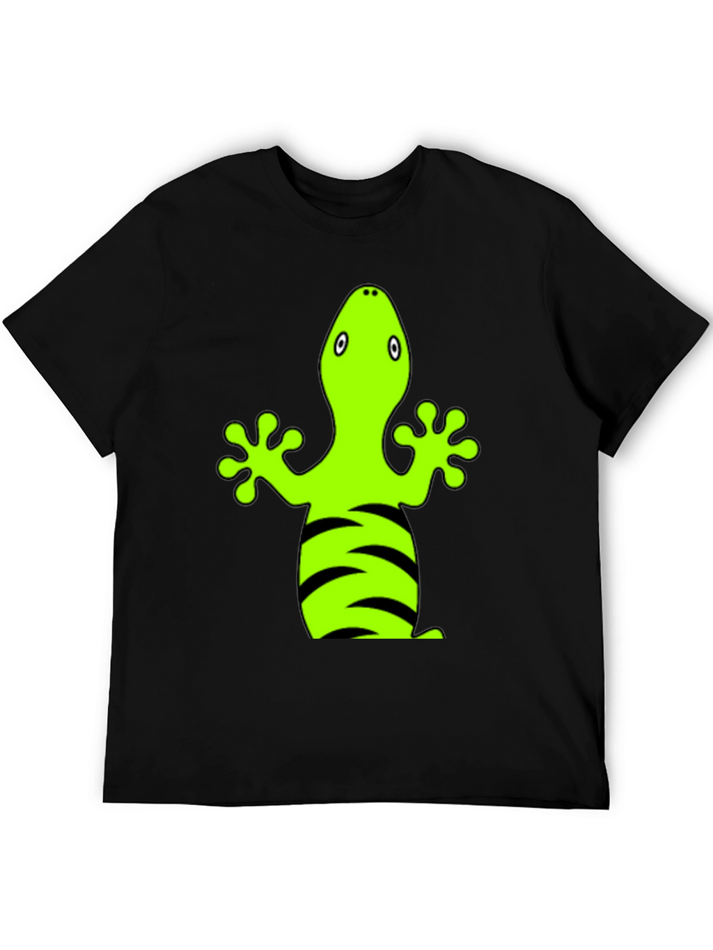 Gecko Graphic Tee - Funky Lizard Print T-Shirt