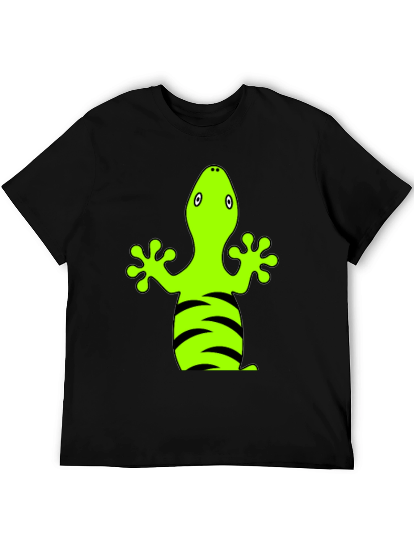 Gecko Graphic Tee - Funky Lizard Print T-Shirt