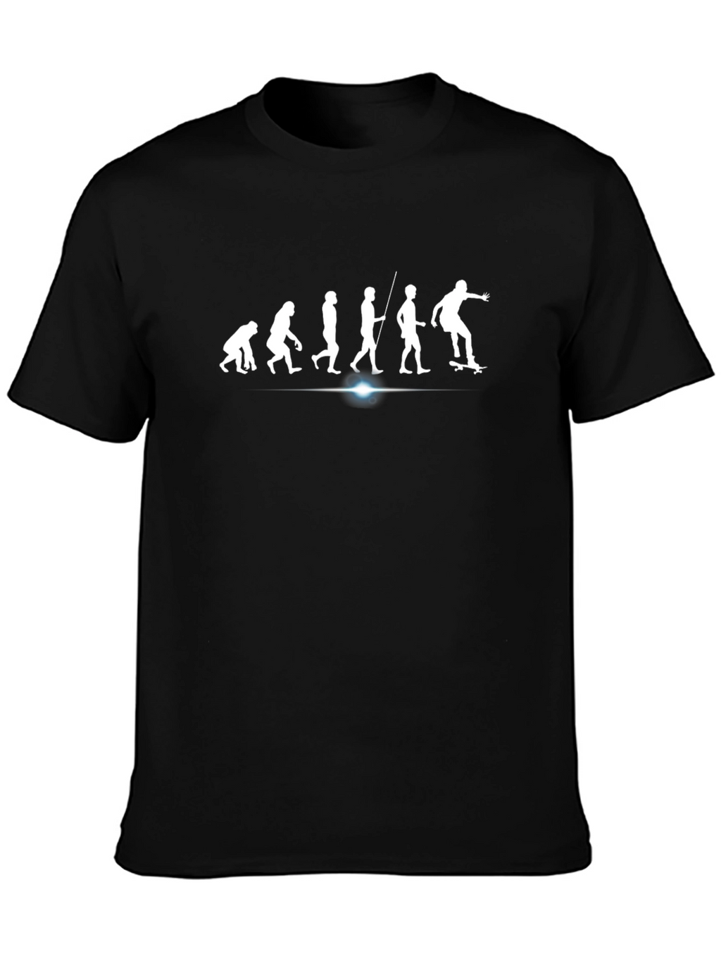 Evolution Skateboarder T-Shirt - Black