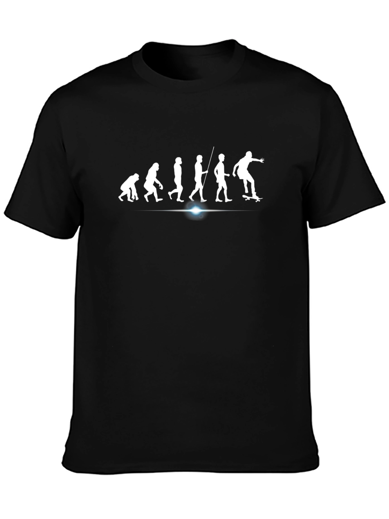 Evolution Skateboarder T-Shirt - Black