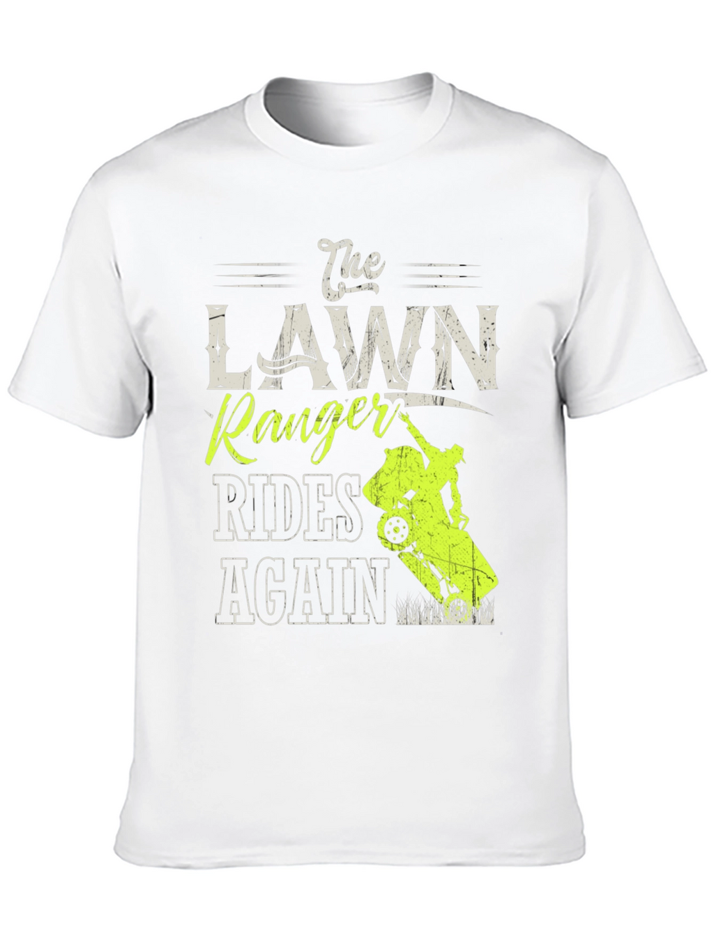 The Lawn Ranger Rides Again T-Shirt - Black