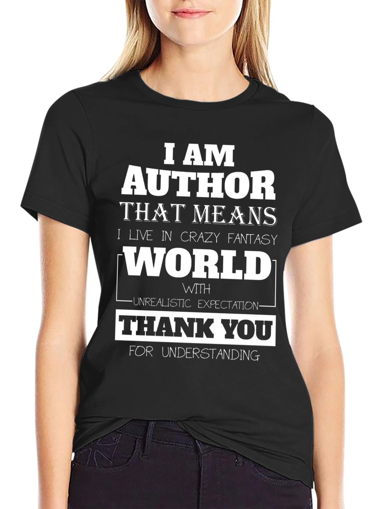 Author Fantasy World T-Shirt - Novel Writer Tee