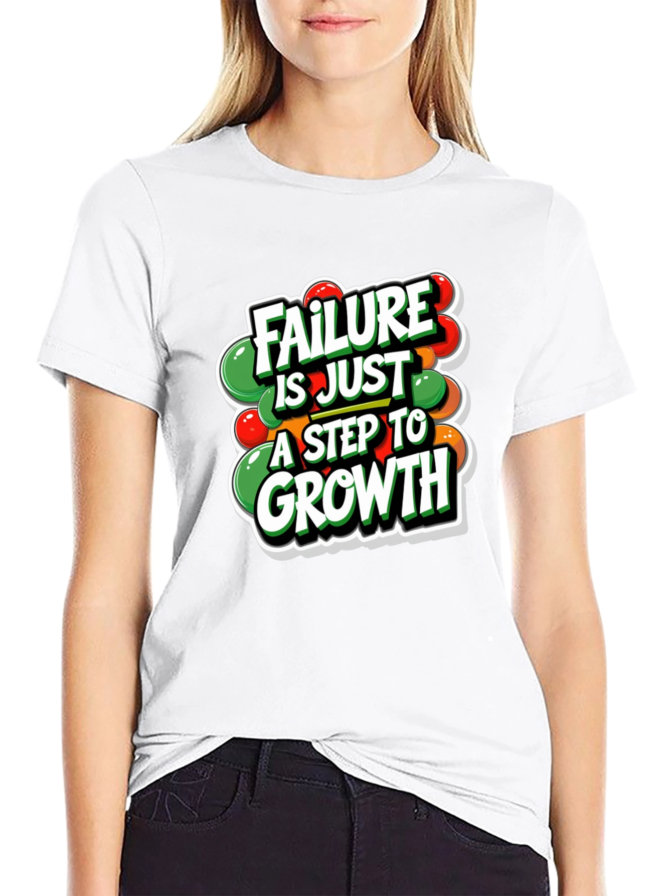 Motivational T-Shirt: Failure is Just a Step to Growth