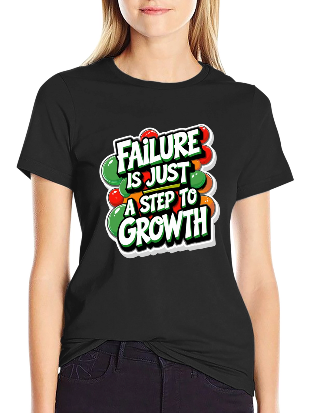 Motivational T-Shirt: Failure is Just a Step to Growth