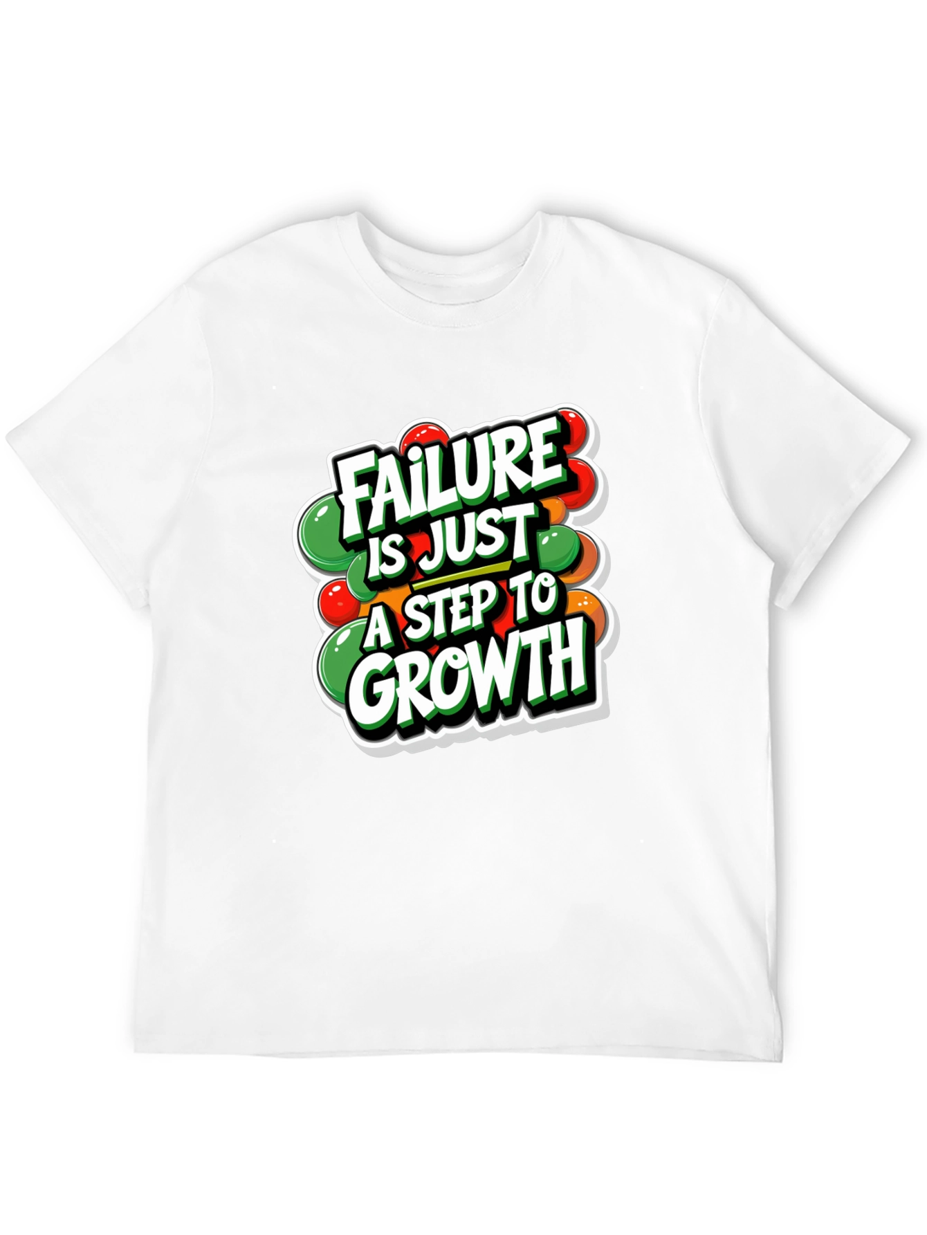 Motivational T-Shirt: Failure is Just a Step to Growth