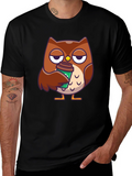Owl Coffee T-Shirt - Brewtiful Design