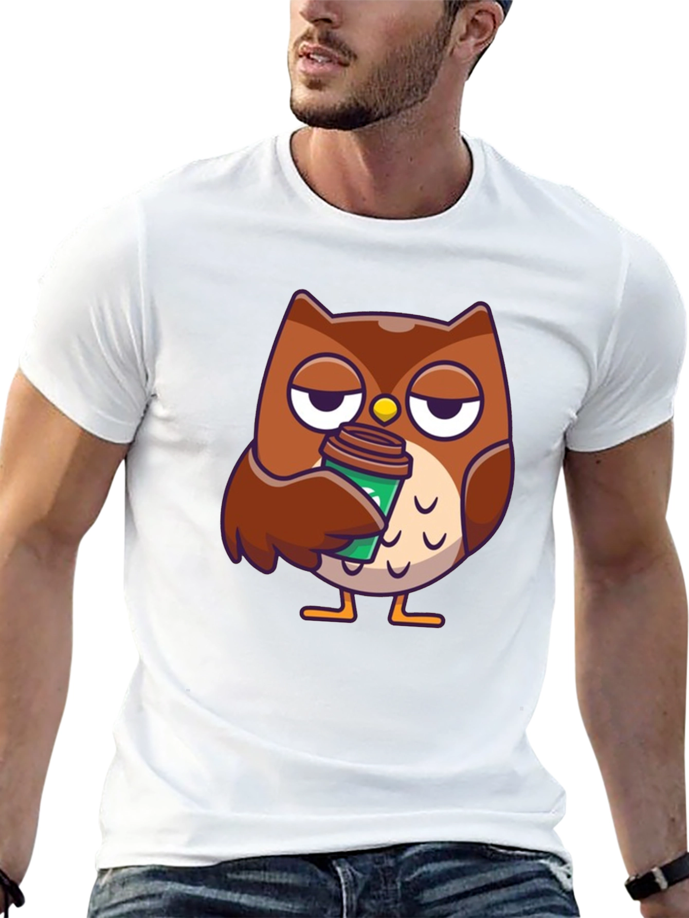 Owl Coffee T-Shirt - Brewtiful Design