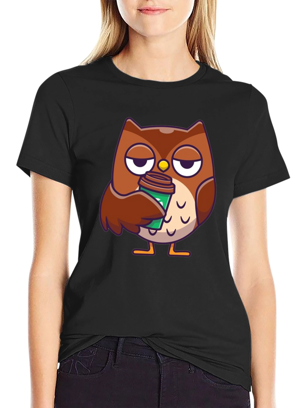 Owl Coffee T-Shirt - Brewtiful Design