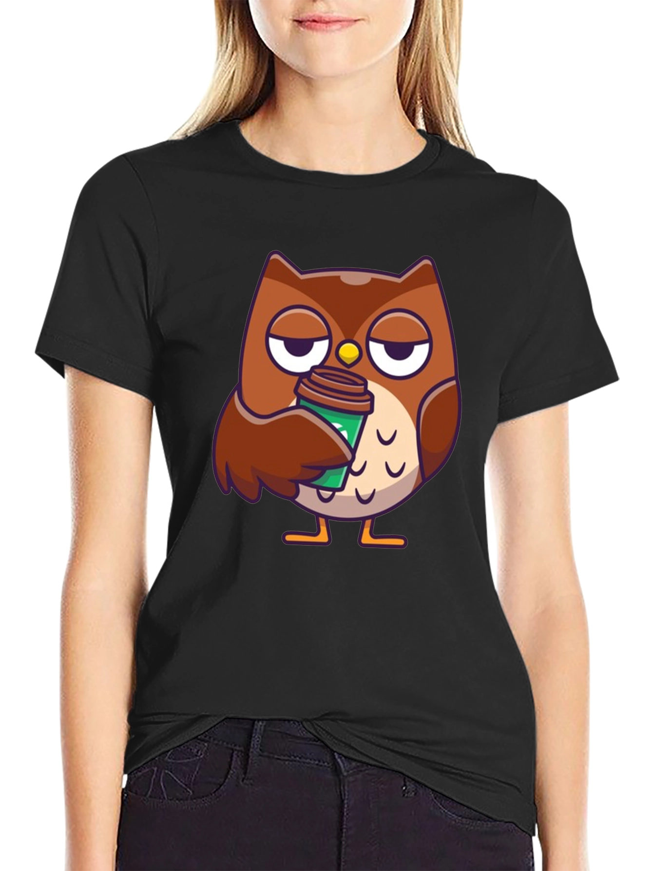 Owl Coffee T-Shirt - Brewtiful Design