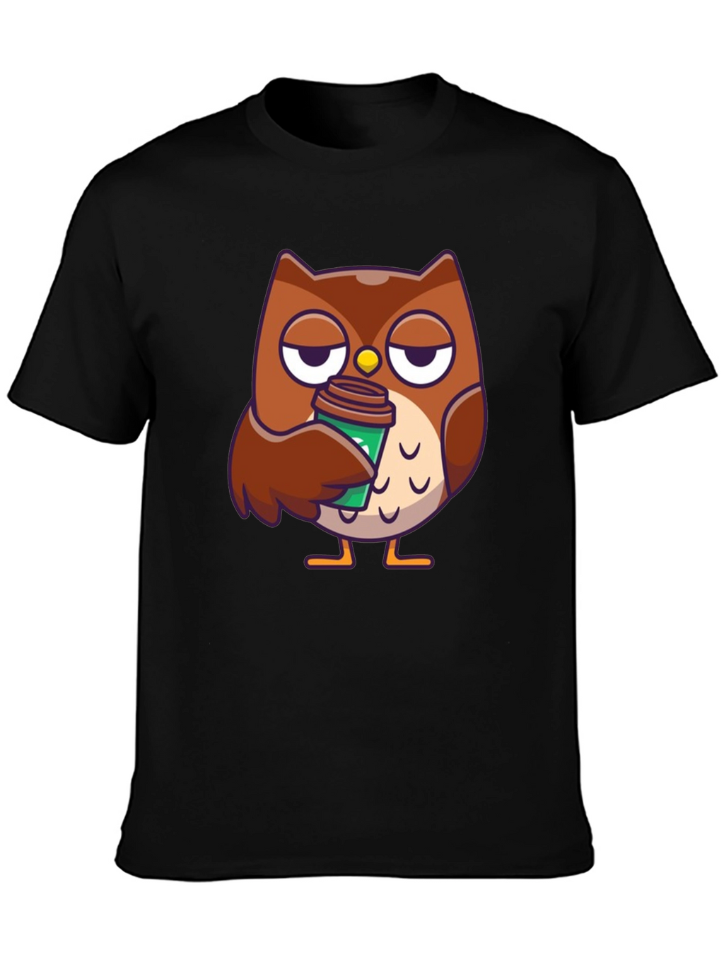 Owl Coffee T-Shirt - Brewtiful Design